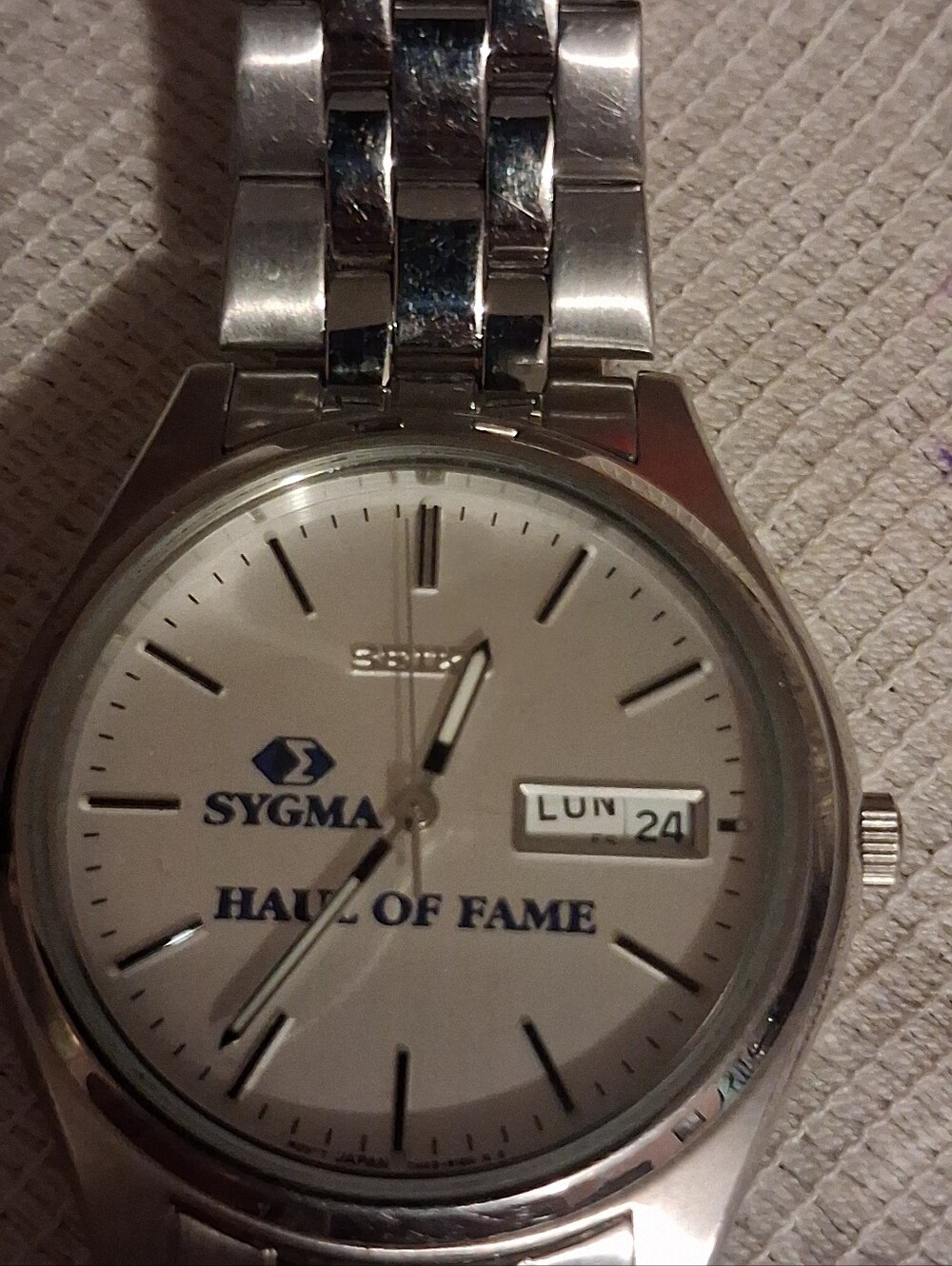 ☆RARE/VINTAGE☆Seiko Serial#:7N43-9048 "SYGMA:HALL OF FAME"Edition*Excellent Cond - Picture 2 of 8